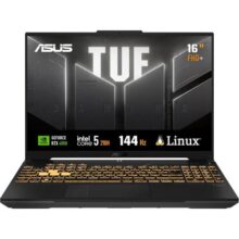 ASUS TUF Gaming F16 Intel Core 5 RTX 4050 8 GB 512 GB SSD KeepOS,16.0” FHD Mecha Gray – FX607VU-RL054