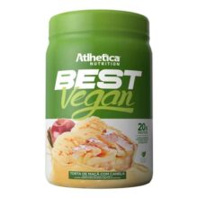 Atlhetica Nutrition Best Vegan Protein Sabor Torta De Maca Com Canela Pó em Pote 500g