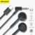 Awei-PC-7/PC-7T Fone de ouvido controlado por fio, 3,5mm, tipo C, intra-auricular com microfone, chamadas mãos livres, fone de ouvi