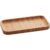 Bandeja Lyor de Bambu Hire Marrom Natural 20cm