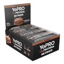 Barras De Proteína Yopro 55g Whey Bar Nutrata – 12 Unidades