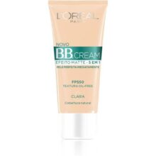 Base BB Cream L’Oréal Paris Efeito Matte Cor Clara FPS 50, 30ml