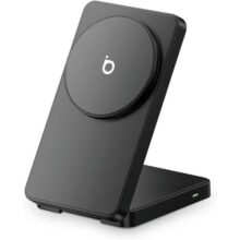 Basike Carregador Sem Fio, Carregador por Indução 15W Compatível para iPhone 16/15/14/13/12 Series e AirPods | Carregamento Rápido com Magnétic | Compatível com Qi (Cinza)