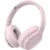 Basike Fone de Ouvido Bluetooth, ANC Cancelamento de Ruído Ativo Headphone Bluetooth 5.3+EDR, Som Surround 3D, Headset com Microfone, Certificação Hi-Pure Audio, 30 horas reprodução, Y6 (Rosa)