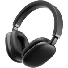 Basike Fones de Ouvido Sem Fio, Headphone Bluetooth on-ear com Microfone, ANC Cancelamento do Ruído, Até 50 Horas de Música, Ba-FON003 (Preto)