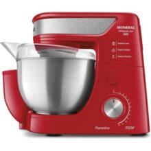 Batedeira Planetária, Mondial, Vermelho/Inox, 700W, 110V – BP-02P-R-TI