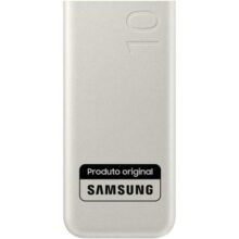 Bateria Externa SAMSUNG EB-P3400 Bege Portátil Carga Super Rápida 25W Duas Saídas USB-C 10000 MAH