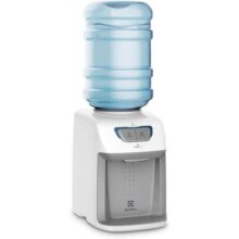 Bebedouro de Água Gelada Fria e Natural Elétrico Eletronico placa Electrolux para galao Bivolt Branco BE11B