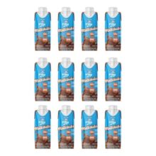 Bebida Com Whey +Mu Mulkshake Chocolate 250ml -12 Unidades