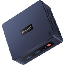 Beelink Mini S: Mini PC Intel 11ª geração 4 cores N5095, 8GB DDR4 RAM, 256GB SSD, Windows 11 Pro, Dual HDMI 4K UHD, Gigabit Ethernet, Dual WiFi/BT, VESA