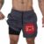 Bermuda 2 Em 1 Short Duplo Esportivo Com Bolso Academia Run