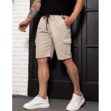 Bermuda Bolso Cargo Com Cordão E Elástico