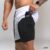 Bermuda Dupla Masculina Compreensão 2 Em 1 Short Esporte, Tamanhos M, G e GG (disponível Em 4 Opções)