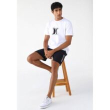 Bermuda Hurley Reta Scale Preta – Tam P