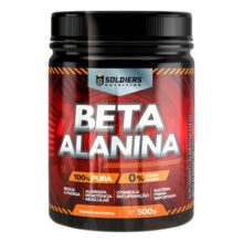 Beta Alanina Pura 500g Soldiers Nutrition Treino Performance Força