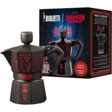 Bialetti Cafeteira Moka Music Stranger Things Netflix 3 Xicaras