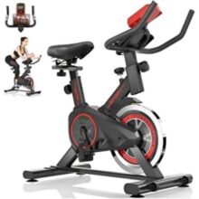 Bicicleta Ergométrica Bike Spinning Painel Monitor | Bike Ergometrica, Premium, Silenciosa, p/Casa Academia, Assento Ajustável, Regulagem de Carga, Design Confortável, Fitness