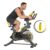 Bicicleta Ergométrica Fitness Para Cardio E Musculação Com Base Cor Preto E Amarelo Epsilon Marca Redfin 8kg Inercia
