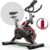 Bicicleta Ergométrica Fitness para Cardio e Musculação com base Cor Preto e Vermelho Epsilon Marca Redfin 8kg Inercia