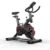 Bicicleta Ergométrica Fitness Spinning Com Ajuste De Altura Regulagem Guidão E Celeta Monitor LCD Suporta Até 100Kg Cor Preto Com Vermelho LINHA ACADEMIA PREMIUM