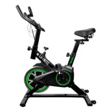 Bicicleta Ergométrica Liftness SP50 Suporta 120kg Preto/Azul