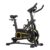 Bicicleta Ergométrica Para Spinning Mecanica 6kg Cardio Com Roda De Inércia Cor Preto E Amarelo Fbe600 The Black Tools
