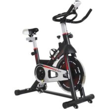 Bicicleta Ergométrica Spinning Kikos F5i Fitness Cardio Musculação com Roda de inércia de 10Kg. silenciosa, resistente e ajustável; assento e guidão reguláveis; Ideal para seus treinos.