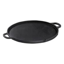 Bifeteira Redonda Ferro Fundido Da Gengis-kan Libaneza 32 Cm