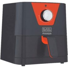 Black+decker Air Fryer, Fritadeira Elétrica Freestyle, Sem Óleo, Com Capacidade De 1,5l Modelo Afm2, 110v