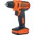 BLACK+DECKER Furadeira e Parafusadeira 3/8″ LD12S e 13 Acessórios 12V