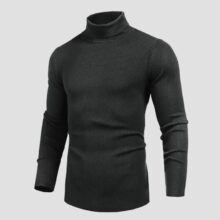 Blusa Cacharrel Masculina Ribana Canelada Manga Longa