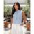 Blusa Feminina Camisa Regata Listrada E Lisa Elegante