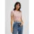 Blusa Feminina Cropped Manga Curta Com Elastano Hering