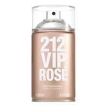 Body Spray Carolina Herrera 212 Vip Rosé Feminino 250ml – Body Splash De Longa Fixação