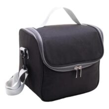 Bolsa Térmica Lyor Easy Life De Poliéster Preta 22cm