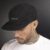 Boné Aba Reta Five Panel Evasecret Water Strapback Impermeavel Preta