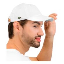 Boné Lacoste Casual Side Logo Branco