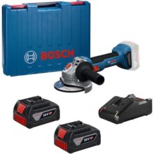 Bosch Esmerilhadeira a bateria Bosch GWS 18V-8, 11000rpm 2 baterias e maleta