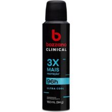 Bozzano Desodorante Clinical Ultra Cool Antitranspirante Aerossol Masculino 150Ml