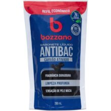 Bozzano Sabonete Líquido Antibac Carvão Ativado Refil 200ml