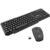 Bright, 55, Combo Teclado e Mouse Sem Fio Slim 2, Teclado com Apoio Ergonômico, Padrão ABNT2, 107 teclas, Mouse Ambidestro, 3 Botões, PRETO