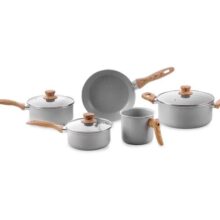 Brinox – Jogo de Panelas 5 Peças Ceramic Life Easy – Cinza