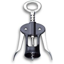 Brinox – Saca Rolhas Aço Inoxidável – Preto
