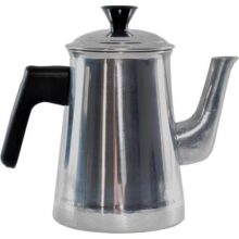 Bule para Café Chá Leite Nº 8-15 Litros em Alumínio Modelo Tradicional Clássico Uso Doméstico e Profissionnal