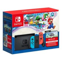 Bundle Nintendo Switch + Super Mario Bros Wonder + 3 Meses De Assinatura Nintendo Switch Online