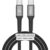 Cabo USB-C 2 metros Tipo C Turbo 60W Ultra Rapido Nylon Trançado e Reforçado Android e Iphone Notebook Tablet Qualidad