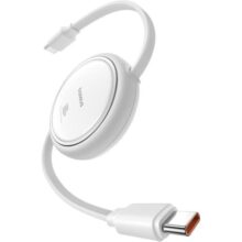 Cabo USB C para USB C Baseus cabo de carregamento rápido retrátil