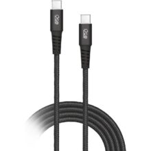 Cabo USB-C + USB-C I2GO 2m 3A Nylon Trançado Preto – I2GO PRO
