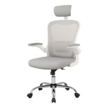 Cadeira De Escritório Ergonômica Giratória Boston G100 Com Estofado mesh luvinco Com Ajuste Lombar