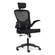 Cadeira De Escritório Moob Veneza Presidente Ergonômica Com Apoio Ajustável Para Cabeça Braços e Lombar Base Giratória Com Sistema Relax Ajuste de Alt